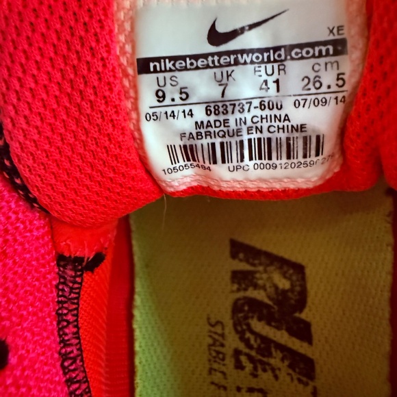 Nike Zoom Structure 18 Running Shoes Women's Size 9,5 Athletic 683737-600 2014 - Picture 9 of 9